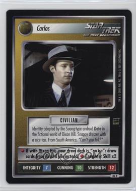 2001 Star Trek CCG: Holodeck Adventures - [Base] #86 R - Carlos