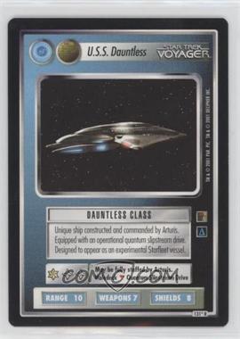 2001 Star Trek CCG: The Borg - [Base] #131* R - U.S.S. Dauntless (Federation)