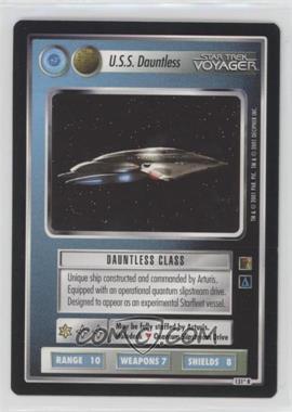 2001 Star Trek CCG: The Borg - [Base] #131* R - U.S.S. Dauntless (Federation)