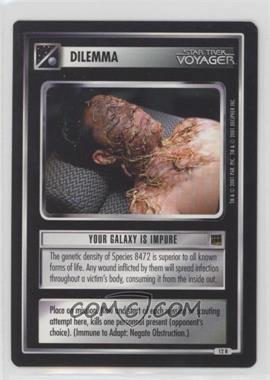 2001 Star Trek CCG: Voyager - [Base] #12 - Your Galaxy Is Impure [EX to NM]