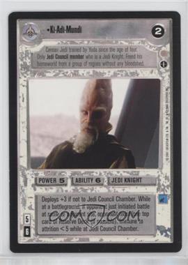 2001 Star Wars Customizable Card Game: Coruscant - [Base] #KAMU - Ki-Adi-Mundi