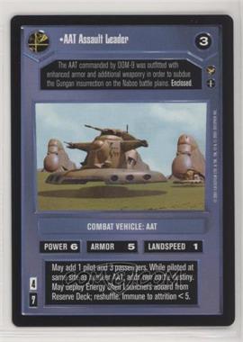2001 Star Wars Customizable Card Game: Theed Palace - Expansion Set [Base] #AALE - AAT Assault Leader