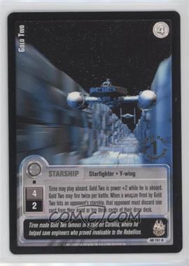 2001 Star Wars: Jedi Knights Trading Card Game - Premiere [Base] - 1st day Printing #151 - Gold 2