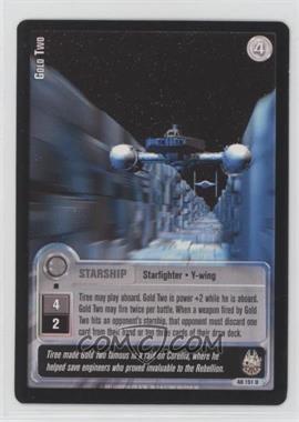 2001 Star Wars: Jedi Knights Trading Card Game - Premiere [Base] - 1st day Printing #151 - Gold 2