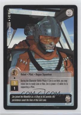 2001 Star Wars: Jedi Knights Trading Card Game - Premiere [Base] - 1st day Printing #31 - Zev Senesca - T-47 Pilot [COMC RCR Very Good‑Excellent]
