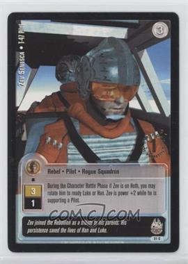 2001 Star Wars: Jedi Knights Trading Card Game - Premiere [Base] - 1st day Printing #31 - Zev Senesca - T-47 Pilot [COMC RCR Very Good‑Excellent]