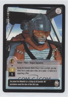 2001 Star Wars: Jedi Knights Trading Card Game - Premiere [Base] - 1st day Printing #31 - Zev Senesca - T-47 Pilot [COMC RCR Very Good‑Excellent]