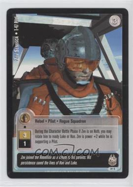 2001 Star Wars: Jedi Knights Trading Card Game - Premiere [Base] - 1st day Printing #31 - Zev Senesca - T-47 Pilot [COMC RCR Very Good‑Excellent]