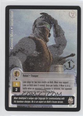 2001 Star Wars: Jedi Knights Trading Card Game - Premiere [Base] - 1st day Printing #33 - Corporal Maer