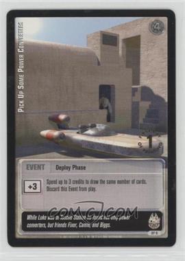 2001 Star Wars: Jedi Knights Trading Card Game - Premiere [Base] - 1st day Printing #37 - Pick Up Some Power Converters [COMC RCR Very Good‑Excellent]