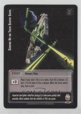 2001 Star Wars: Jedi Knights Trading Card Game - Premiere [Base] - 1st day Printing #60 - Coming Up On Their Sentry Ships [COMC RCR Very Good‑Excellent]