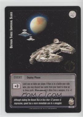 2001 Star Wars: Jedi Knights Trading Card Game - Premiere [Base] - 1st day Printing #7 - Outrun Those Imperial Slugs