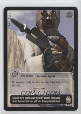 2001 Star Wars: Jedi Knights Trading Card Game - Premiere [Base] - 1st day Printing #99 - Gaffi Stick