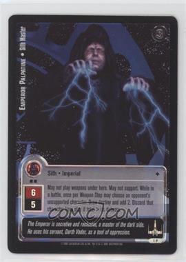 2001 Star Wars: Jedi Knights Trading Card Game - Premiere [Base] #1P - Emperor Palpatine