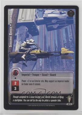 2001 Star Wars: Jedi Knights Trading Card Game - Scum and Villainy [Base] #80 - Sergeant Barich - Imperial Scout