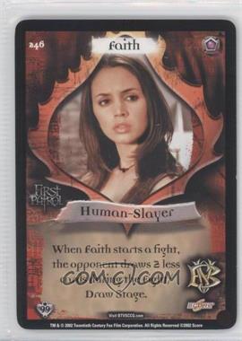 2002 Buffy the Vampire Slayer Collectible Card Game - Class of '99 [Base] #246 - Faith