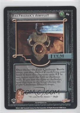 2002 Buffy the Vampire Slayer Collectible Card Game - Class of '99 [Base] #89 - Balthazar's Amulet