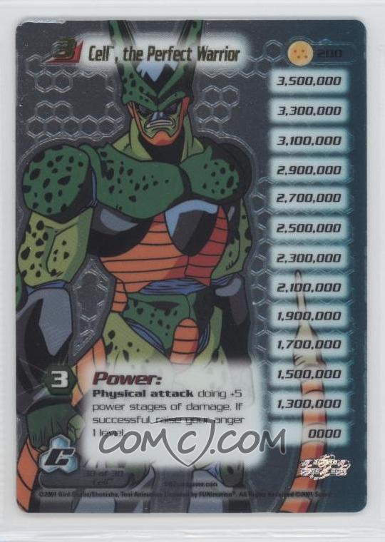 02 Dragonball Z Tcg Cell Saga Booster Pack Base Foil 0 Cell Perfect Warrior 02 Dragonball Z Tcg Cell Saga Booster Pack Base Foil 0 Cell Perfect Warrior