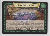 Silver Unicorn Horn