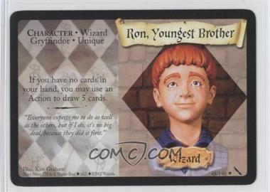 2002 Harry Potter Trading Card Game - The Chamber of Secrets - [Base] #48 - Ron, Youngest Brother