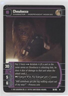 2002 Star Wars: The Trading Card Game - A New Hope - Booster Pack [Base] #38 - Chewbacca