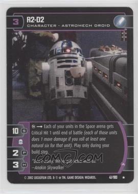 2002 Star Wars: The Trading Card Game - Attack of the Clones - [Base] #41 - R2-D2