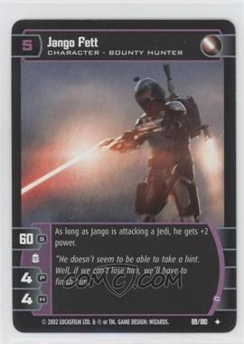 2002 Star Wars: The Trading Card Game - Attack of the Clones - [Base] #89 - Jango Fett