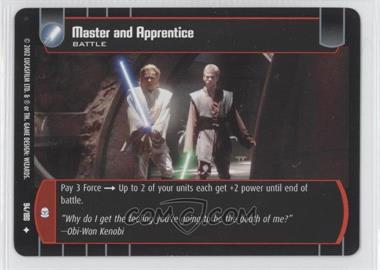 2002 Star Wars: The Trading Card Game - Attack of the Clones - [Base] #94 - Master and Apprentice