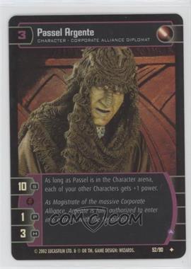 2002 Star Wars: The Trading Card Game - Sith Rising - Booster Pack [Base] #32 - Passel Argente [Good to VG‑EX]