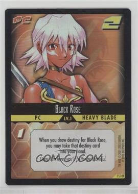 2003 .Hack Enemy - Contagion - Booster Pack Base Set #1S109 - Black Rose