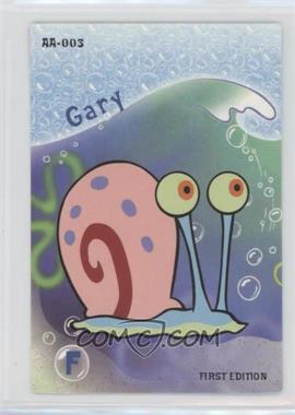 2003 Spongebob Squarepants - Trading Card Game [Base] - First Edition #AA-003 - Gary