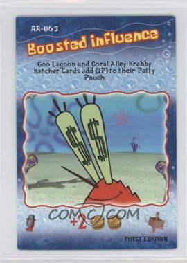 2003 Spongebob Squarepants - Trading Card Game [Base] - First Edition #AA-063 - Boosted Influence