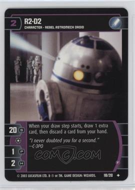 2003 Star Wars TCG: The Empire Strikes Back - [Base] #118 - R2-D2