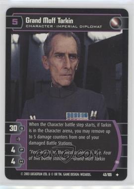 2003 Star Wars TCG: The Empire Strikes Back - [Base] #45 - Grand Moff Tarkin