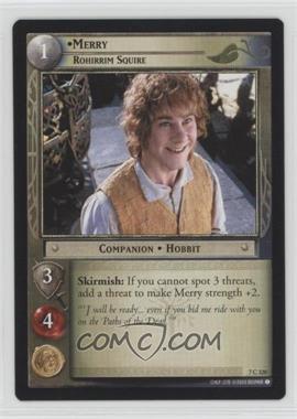 2003 The Lord of the Rings TCG: The Return of the King - Expansion Set [Base] #7C320 - Merry