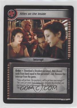 2004 Star Trek CCG: Necessary Evil - [Base] #4 R 85 - Allies on the Inside [EX to NM]