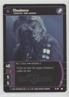 2004 Star Wars: The Trading Card Game - Return of the Jedi - Booster Pack [Base] #74 - Chewbacca