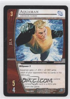 2004 VS System DC Justice League of America - Booster Pack [Base] #DJL-001 - Aquaman (Arthur Curry)