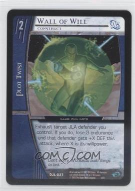 2004 VS System DC Justice League of America - Booster Pack [Base] #DJL-037 - Wall of Will