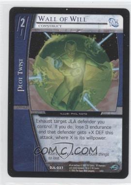 2004 VS System DC Justice League of America - Booster Pack [Base] #DJL-037 - Wall of Will