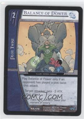 2004 VS System DC Justice League of America - Booster Pack [Base] #DJL-170 - Balance of Power