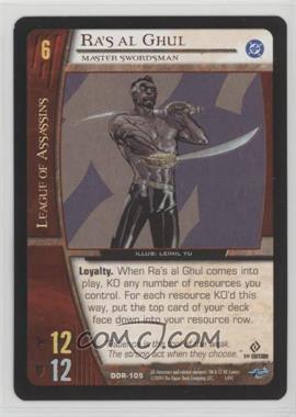 2004 VS System DC Origins - Booster Pack [Base] - 1st Edition #DOR-105 - Ra's Al Ghul (Master Swordsman)