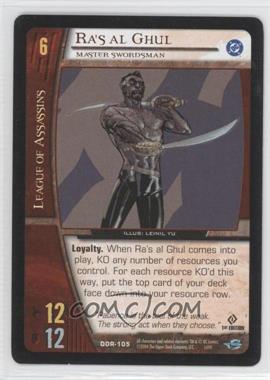2004 VS System DC Origins - Booster Pack [Base] - 1st Edition #DOR-105 - Ra's Al Ghul (Master Swordsman)