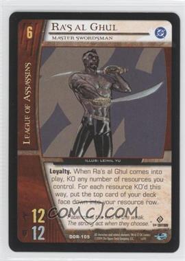 2004 VS System DC Origins - Booster Pack [Base] - 1st Edition #DOR-105 - Ra's Al Ghul (Master Swordsman)