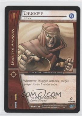 2004 VS System DC Origins - Booster Pack [Base] - 1st Edition #DOR-108 - Thuggee (Army)