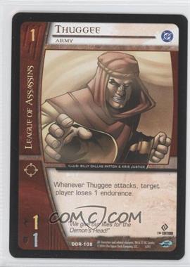 2004 VS System DC Origins - Booster Pack [Base] - 1st Edition #DOR-108 - Thuggee (Army)