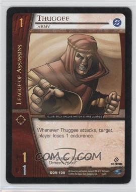 2004 VS System DC Origins - Booster Pack [Base] - 1st Edition #DOR-108 - Thuggee (Army)