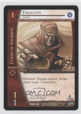 2004 VS System DC Origins - Booster Pack [Base] - 1st Edition #DOR-108 - Thuggee (Army)