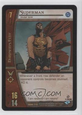 2004 VS System DC Superman - Man of Steel - Booster Pack [Base] - 1st Edition Foil #DSM-115 - Superman