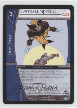 2004 VS System Marvel Origins - Booster Pack [Base] - 1st Edition #MOR-033 - Fastball Special